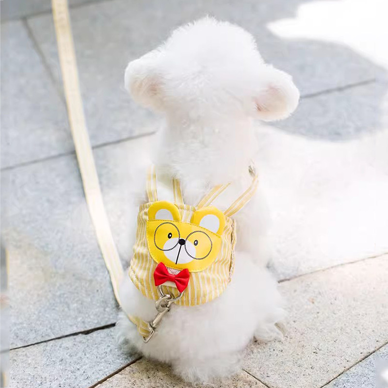 宠物透气牵引绳外出宠物猫咪泰迪博美比熊狗狗衣服夏季小型犬夏天图片