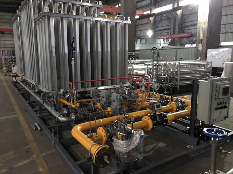 定做LNG撬装汽化器转换器液化天然气装备移动供气站集中供气锅炉