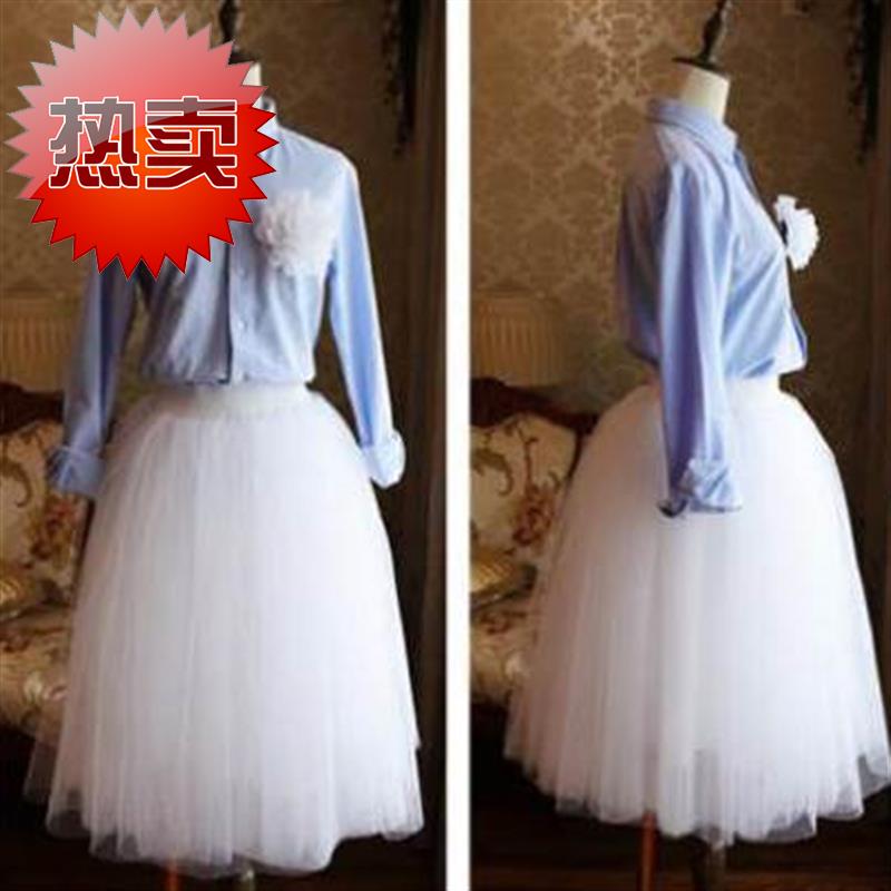 不可错过婚纱礼服伴娘蓬蓬裙纱裙旅66拍白纱裙7层纱纱裙半身裙|ruв категории Женская одежда, юбка - от Buy2taobao.com для оказания профессиональной услуги покупки агента Taobao