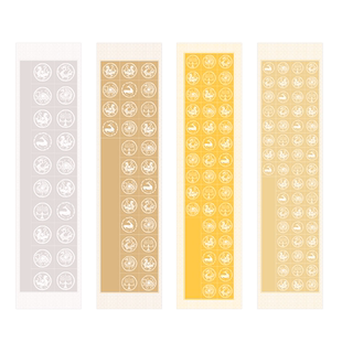 本悦古建纹28格毛笔书法作品纸蜡染五言七言古诗词瓦当宣纸四尺对开半生半熟四尺三开20格学生考试比赛专用纸