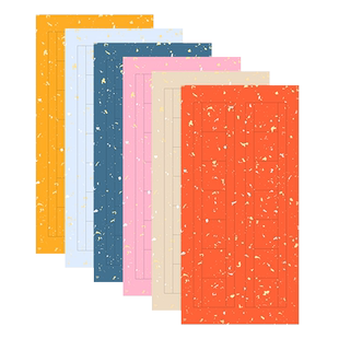 本悦蜡染书房楹联纸雪花金银仿宋小对联洒金宣纸半生半熟七言对联纸手写楷书篆书书法作品纸宣纸书法专用纸