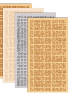 本悦六尺整张仿古蜡染半生熟碑拓片方格半生熟宣纸小楷书篆隶书魏碑阴符经曹全毛笔书法国展投稿临帖创作纸