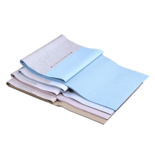 蜡染细麻纹布纹宣纸四尺六尺对开整张半生半熟仿古毛笔书法作品纸小楷书篆书隶书行书国展投稿比赛专用纸长卷