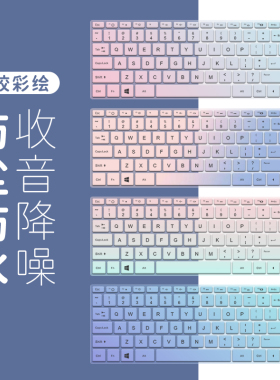 适用2025惠普星BookPro16笔记本键盘膜24年战66八代七星Pro14简约五电脑保护贴膜15.6全覆盖六代防水防尘膜套