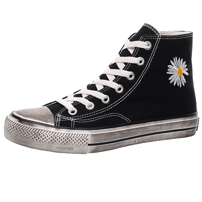 高帮韩版百搭帆布鞋权志龙同款