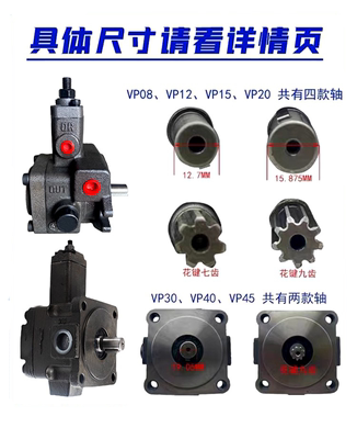 新VP30FA3变量叶片泵VP40FA3 VP45 液压油泵 XTCG液压油泵总成品