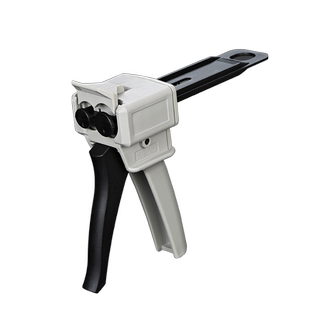 双管AB胶枪 1比1胶枪 2比1胶枪 10比1胶枪 金属环保配件强力AB胶水自动混合打胶枪 50ML胶枪胶管胶嘴混合嘴