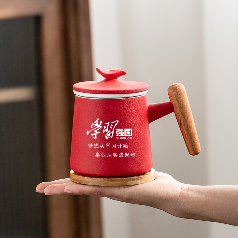 茶杯定制八一建军纪念品社区