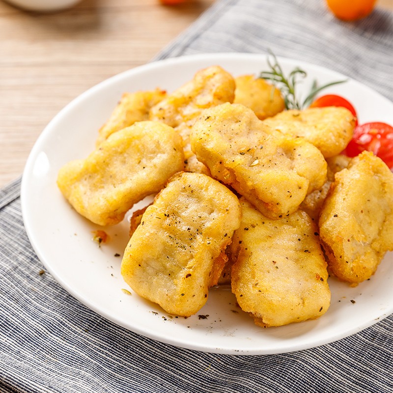 黑椒上校鸡块冷冻半成品油炸小吃炸串鸡柳鸡米花空气炸锅食材原味