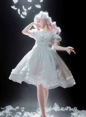 【b品清仓】原创设计 小天鹅3.0 Lolita op   连衣裙