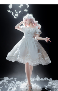 【b品清仓】原创设计 小天鹅3.0 Lolita op 连衣裙