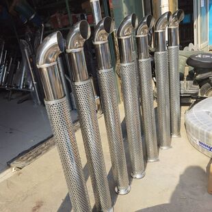 东风拖拉机120413041404圆盘消声器排气管不锈钢烟筒农机配件包邮