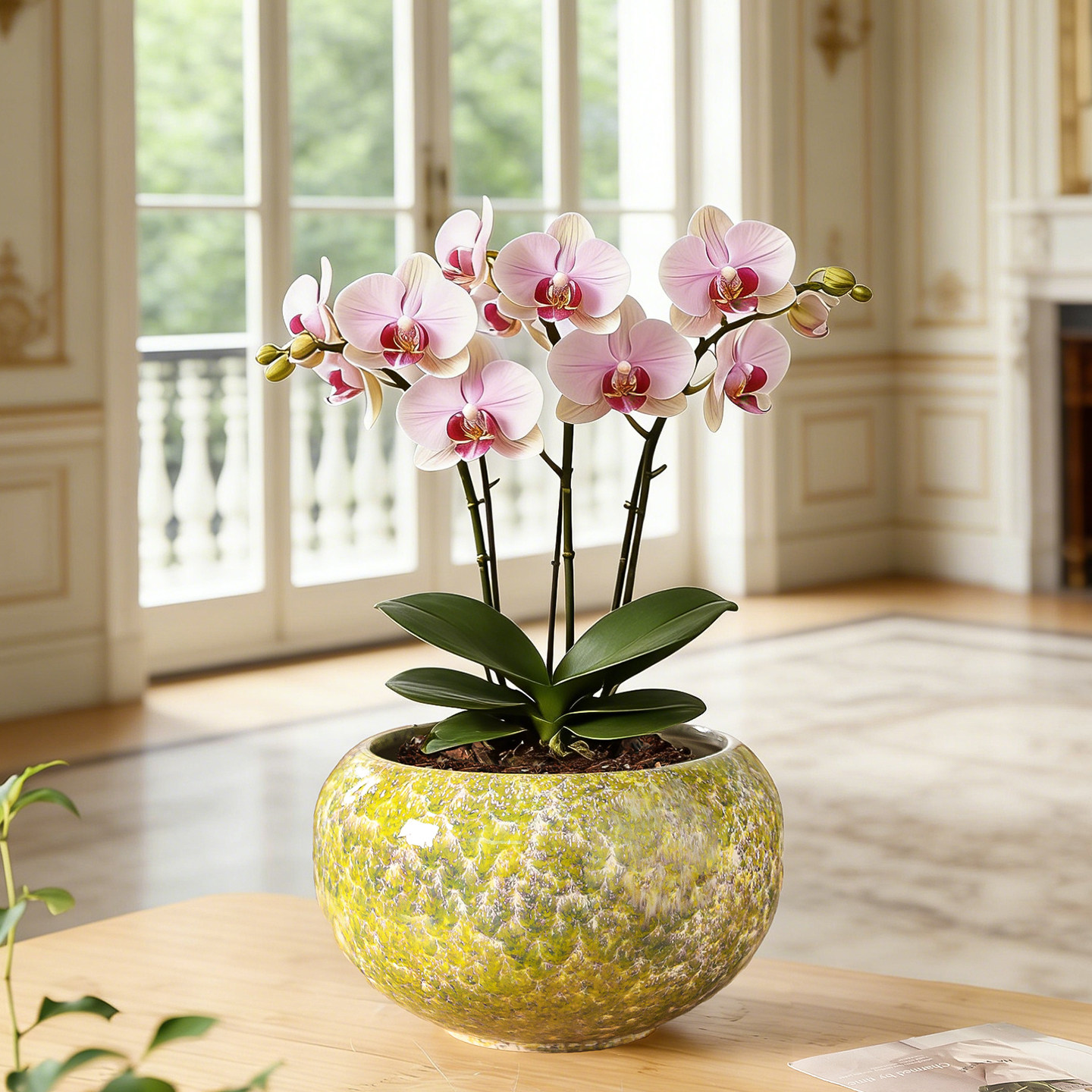 现代中式陶瓷花盆复古家用摆件桌面蝴蝶兰组合专用绿植花卉盆景盆,鲜花速递/花卉仿真/绿植园艺,花盆,淘宝优惠券,粉丝福利购,淘宝优惠卷