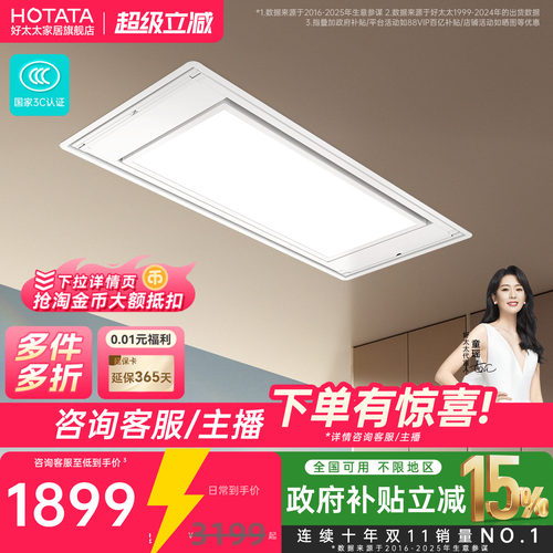 好太太隐形电动升降晾衣架