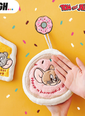 AFGH正版猫和老鼠美食系列奶酪Tuffy甜甜圈Jerry甜筒Tuffy擦手巾