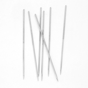 滚花针手工卷线头针滚边线头挑裤脚针螺纹头加硬碳钢缝纫针厂家