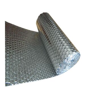 气泡铝箔单双面卷材膜隔热膜铝箔珍珠棉外卖花盆防晒材料打包垫子