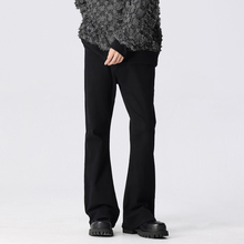 新因素美式微喇直筒牛仔裤男女宽松cleanfit复古休闲喇叭西裤子