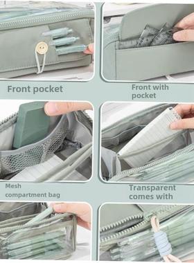 Large Capacity Pencil Case School ultifunction Pen Case