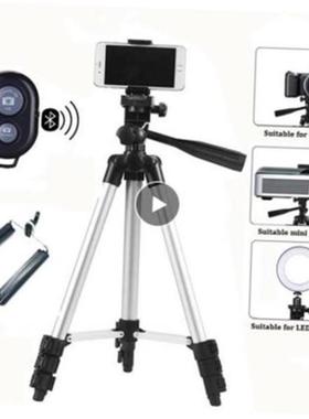 For Mobile SmartPhone Camera Tripod Stand Holder Clip Remote