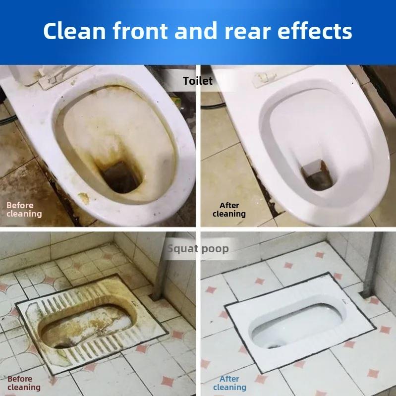 60pcs Blue Bubble Automatic Toilet Cleaner Tablet Blocks Loo