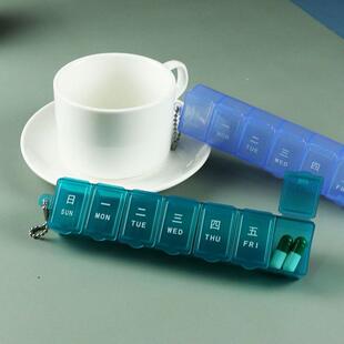 Pill Box Holder Weekly Medicine Storage Organizer Container