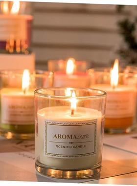 Essential Oil Scented Candles Smoked Incense Fragrance Sleep