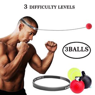 Boxing Fight Ball on String Reflex Fitness Punching Head Ban