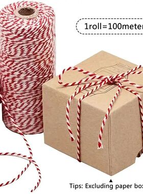 2mm Colored Cotton Rope Roll - Two Colors for DIY Decoration