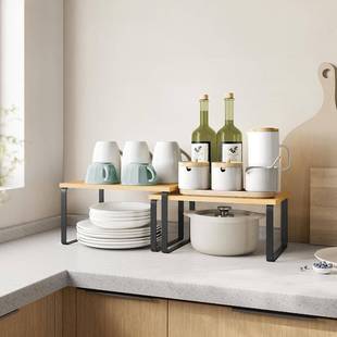 Cabinet Organizer Shelf Kitchen Counter Shelves Storage