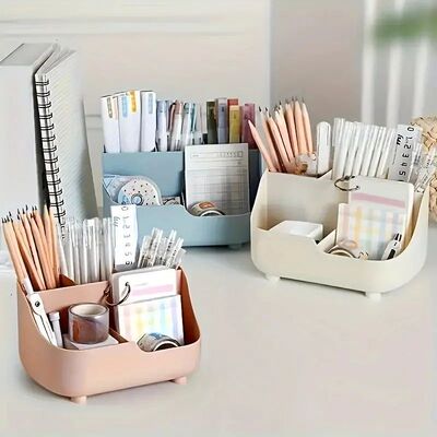 Large Capacity Desktop Storage Box Five-Compartment Desktop