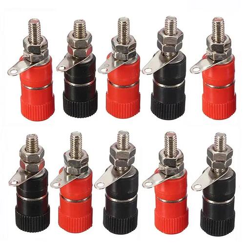 10 PCS Binding Posts Terminals 4mm Banana Plug Socket 4mm Te