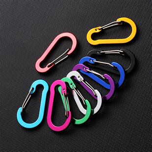 5PCs Aluminum Alloy Carabiner Camping Safety Buckle Climbing