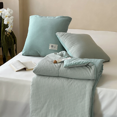 全棉/2025新款抱枕被子两用午睡二合一车用折叠沙发靠枕枕头被