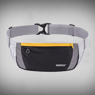 RIMIX运动跑步双层腰包大屏手机包户外防水轻便贴身腰带夜跑腰包