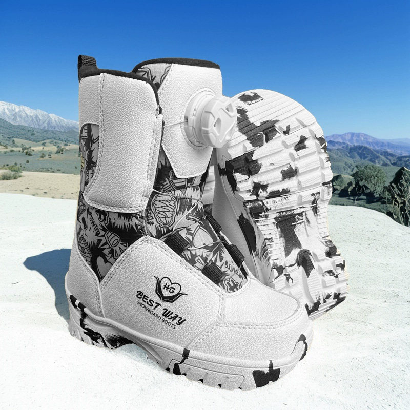 儿童单板滑雪鞋加绒保暖便贴钢丝扣男女童专业雪地靴初学防滑防水,户外/登山/野营/旅行用品,单板滑雪鞋,淘宝优惠券,粉丝福利购,淘宝优惠卷