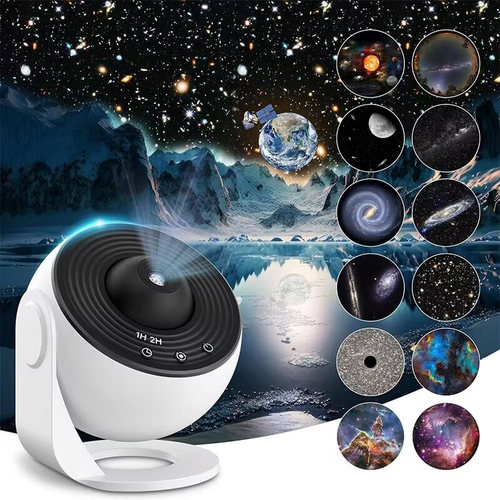 高清调焦银河星空灯送13张幻灯片