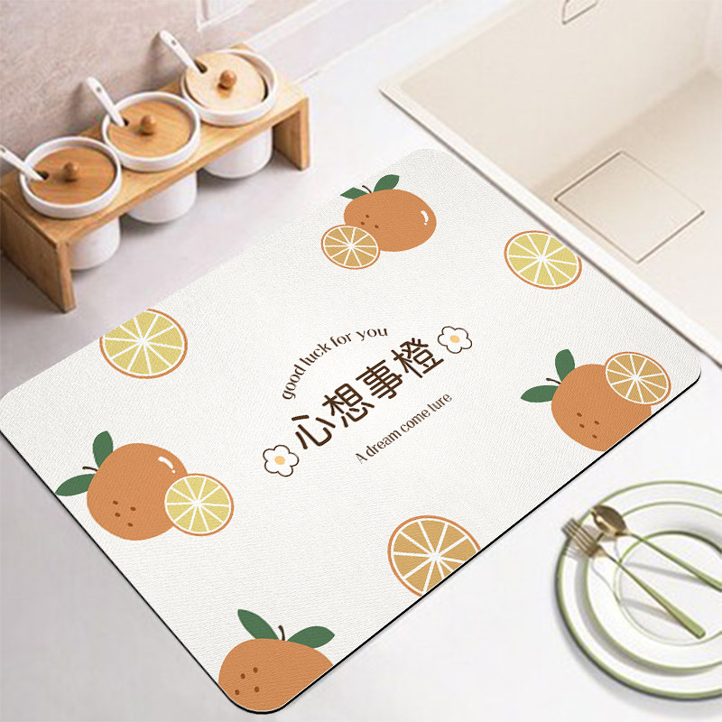 硅藻泥厨房沥水垫台面吸水保护垫碗盘隔热防烫餐桌垫灶台控水垫子,居家布艺,餐垫,淘宝优惠券,粉丝福利购,淘宝优惠卷