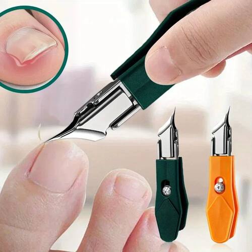 25° Slant Edge Nail Clipper Wide Opening Stainless Steel Pr