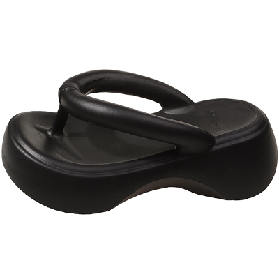 优兰意网红同款松糕厚底人字拖鞋