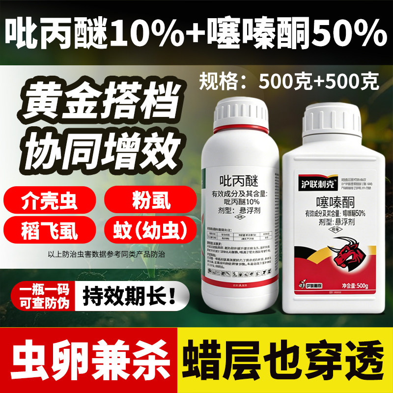 50%噻嗪酮蚧壳虫专用药柑橘柿子果树介壳虫杀虫剂蚧必治正品农药