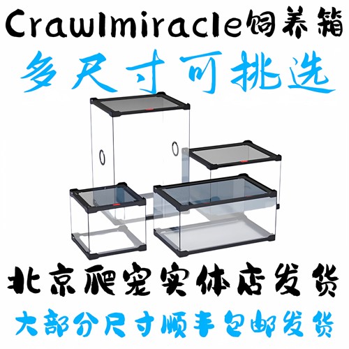 CM爬虫缸爬宠造景缸生态玻璃缸守宫蜥蜴角蛙蜘蛛雨林缸爬宠饲养箱