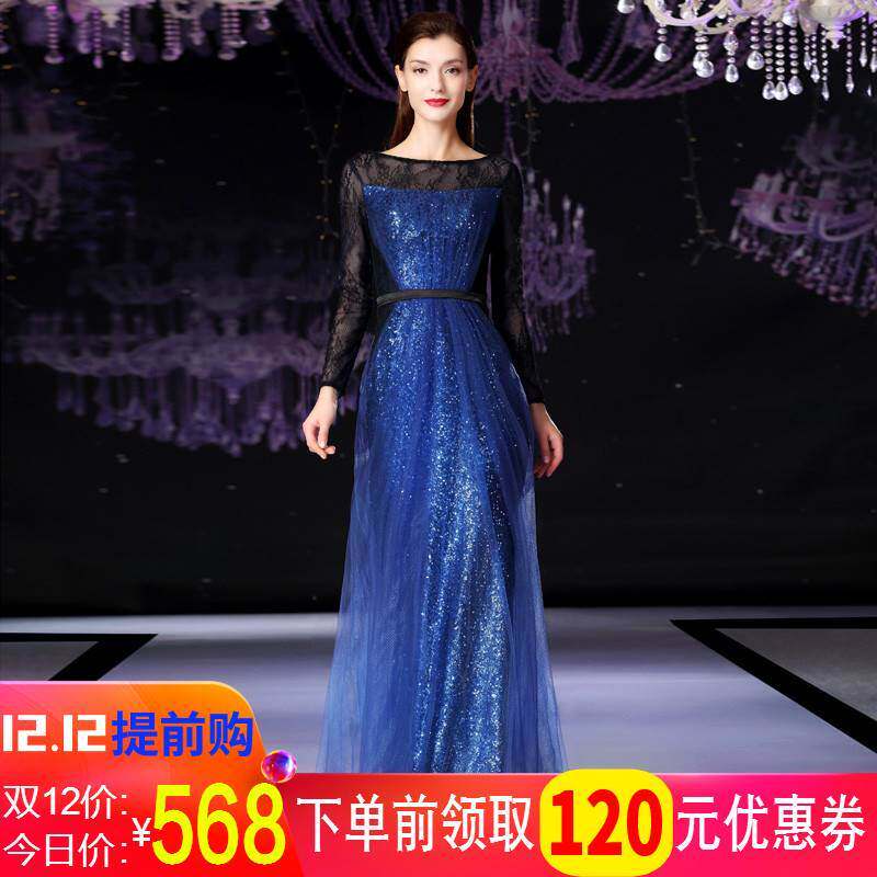 Women's evening dress 2018 new pattern Dignified atmosphere grace Wedding Mom outfit Self cultivation Dress Fiery Best sellerin the Women's clothing/Boutique , Wedding/Cheongsam/Formal dress , Formal dress/Evening  category - from Buy2taobao.com to provide professional Taobao agent buy service