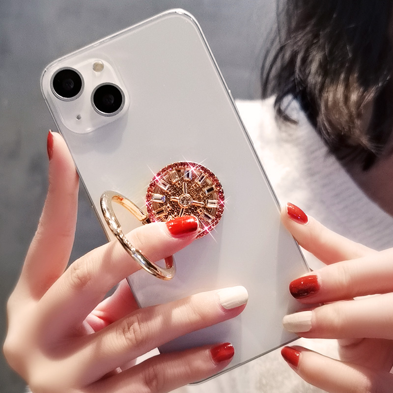 手机指环支架水晶钻石支撑拉环扣