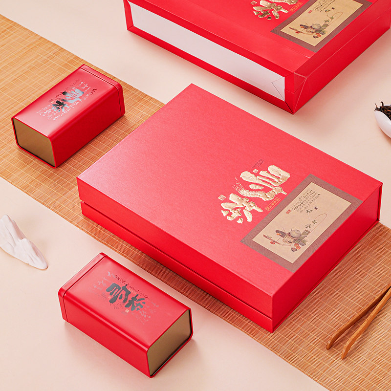 中式茶叶包装盒空礼盒红茶包装茶叶罐礼盒空盒正山小种金骏眉包装,餐饮具,茶叶罐,淘宝优惠券,粉丝福利购,淘宝优惠卷