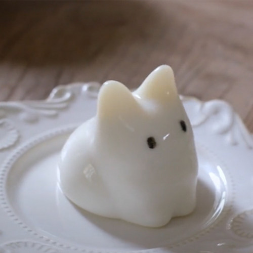 网红兔子猫咪奶冻布丁卡通模具