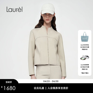 Laurel劳芮新款松弛运动风收腰外套LWD363W02000
