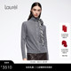 LWL364M08500 微高领直身开衫 金银丝羊绒料 Laurel劳芮新款