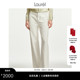 女LWL352K06300 直筒淡人浅春系牛仔裤 长绒棉 Laurel劳芮新款