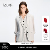 LWD371T00100 通勤西装 日本进口轻盈三醋酸 Laurel劳芮26春新款